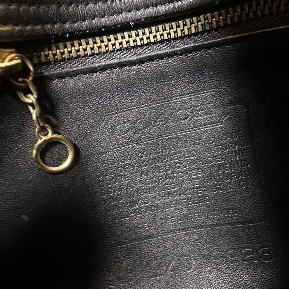 RARE Vintage Black Coach Casey 9923 Mini Crossbody Bag y2k 90s Purse - Picture 5 of 9